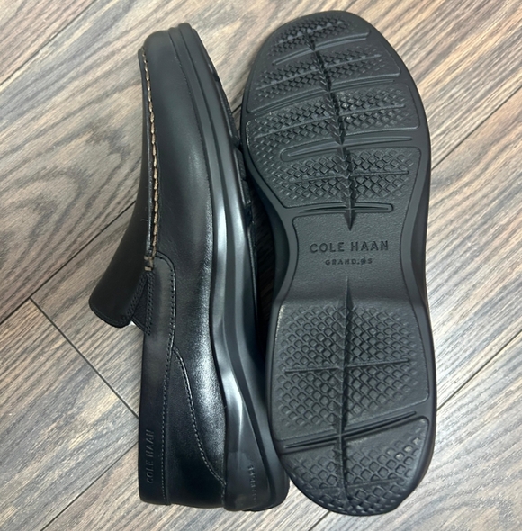 Cole Haan Men's Black Twin Gore Loafers Size 10 M Santa Barbara C-25938 - Picture 3 of 5